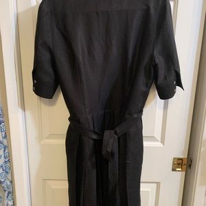 Beautiful linen black dress by Milly. Size 10.